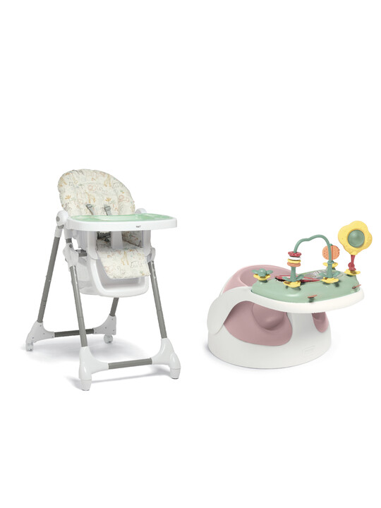 Baby Snug Cherry with Jungle Club Highchair image number 1